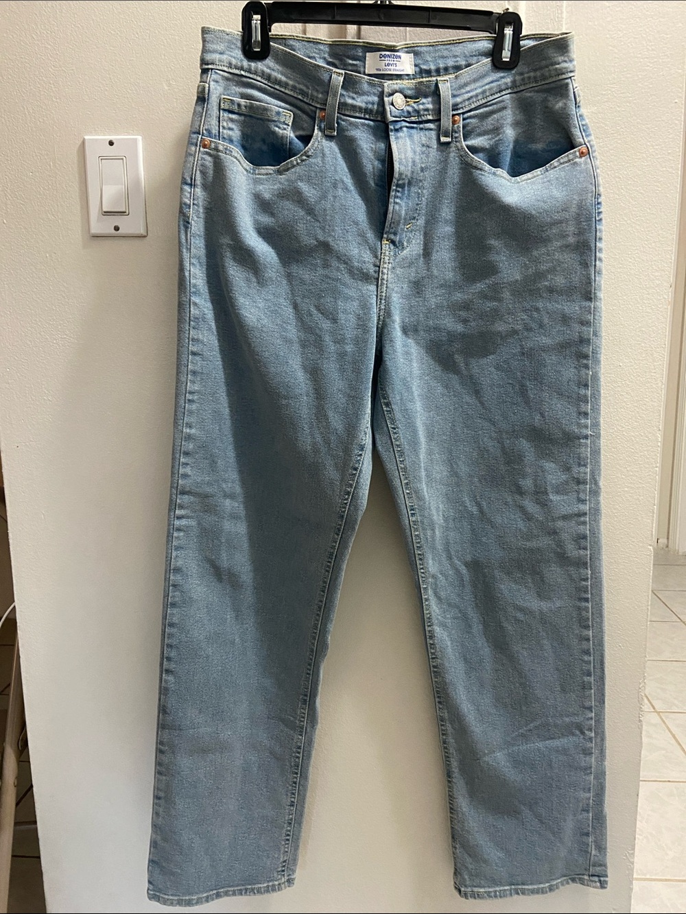 Denizen from Levi's Women's Light Wash Straight Leg Jeans